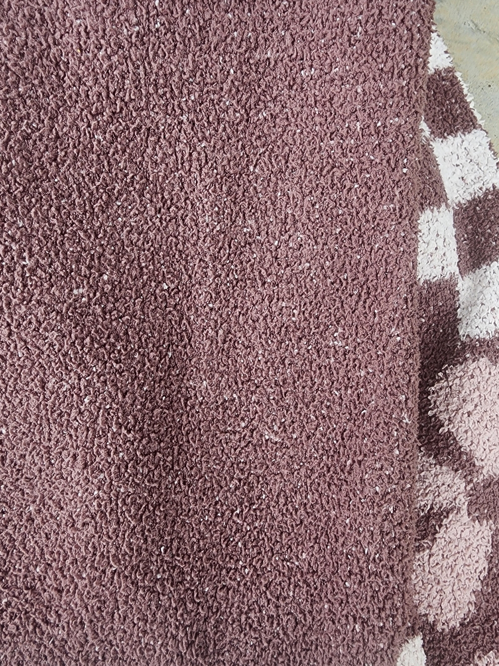 Mauve And Pink abstract Floral-Pattern Sweater - Picture 7 of 7